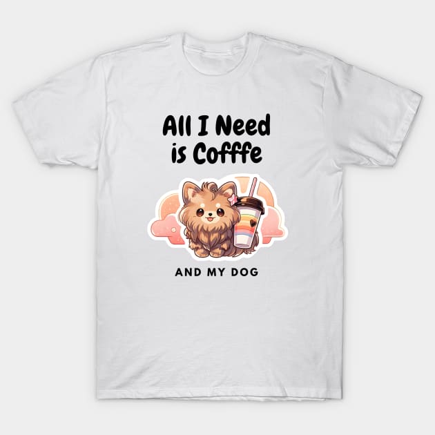 All I need is Coffee and My Dog T-Shirt by DressedInnovation